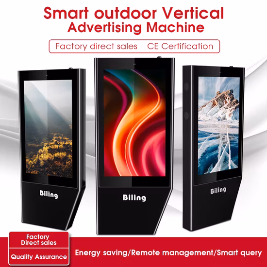 55 Inch LCD Outdoor Waterproof Petrol Station Digital Signage Video Advertising Screen for Gas Station