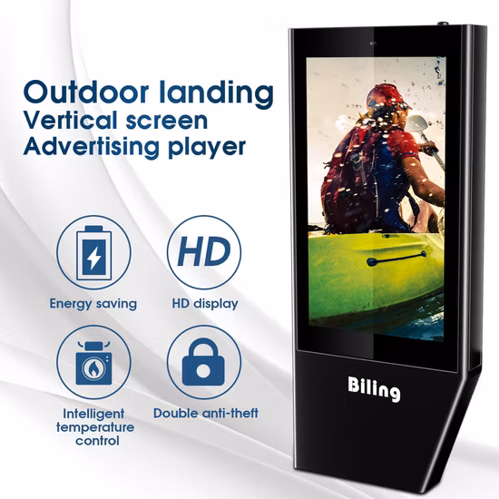 55 Inch LCD Outdoor Waterproof Petrol Station Digital Signage Video Advertising Screen for Gas Station