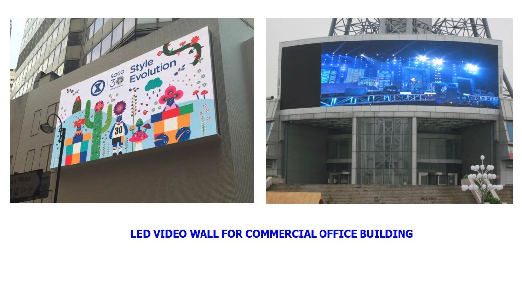 P4 P6 P8 P10 Outdoor Waterproof High Brightness LED Video Wall Screen Full Color Outdoor LED Advertising Display Screen