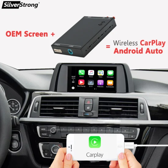 Box Carplay inalámbrico para BMW Serie 3 E90 E91 E92 E93 Serie 5 E60 E61 2008