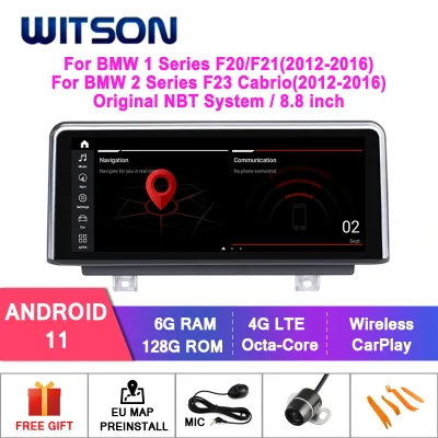 Witson Android 10 Multimedia Coche Pantalla Grande para BMW Serie 1 F20/F21 (2012)